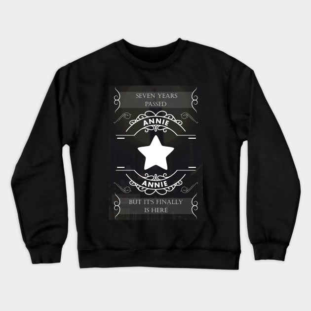 ANNIE OF THE STARS Crewneck Sweatshirt by Gantahat62 Productions